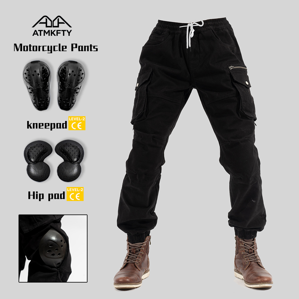 Cycling Commuter Pants - Motorcycle Riding Pants Men Trousers Large