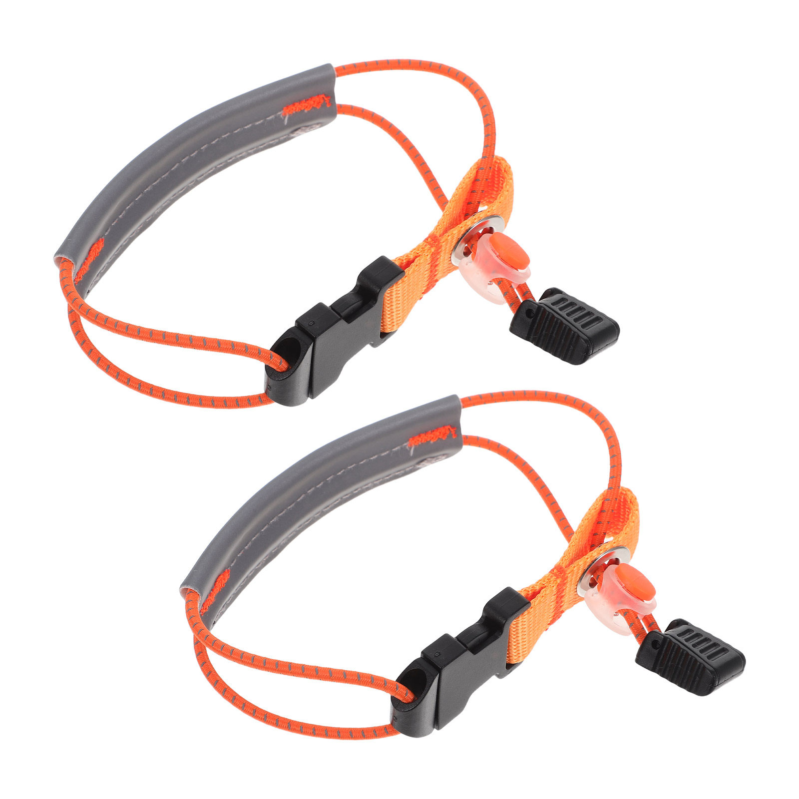 Cycling Commute Gear - Reflective Cycling Leg Straps Elastic Adjustable