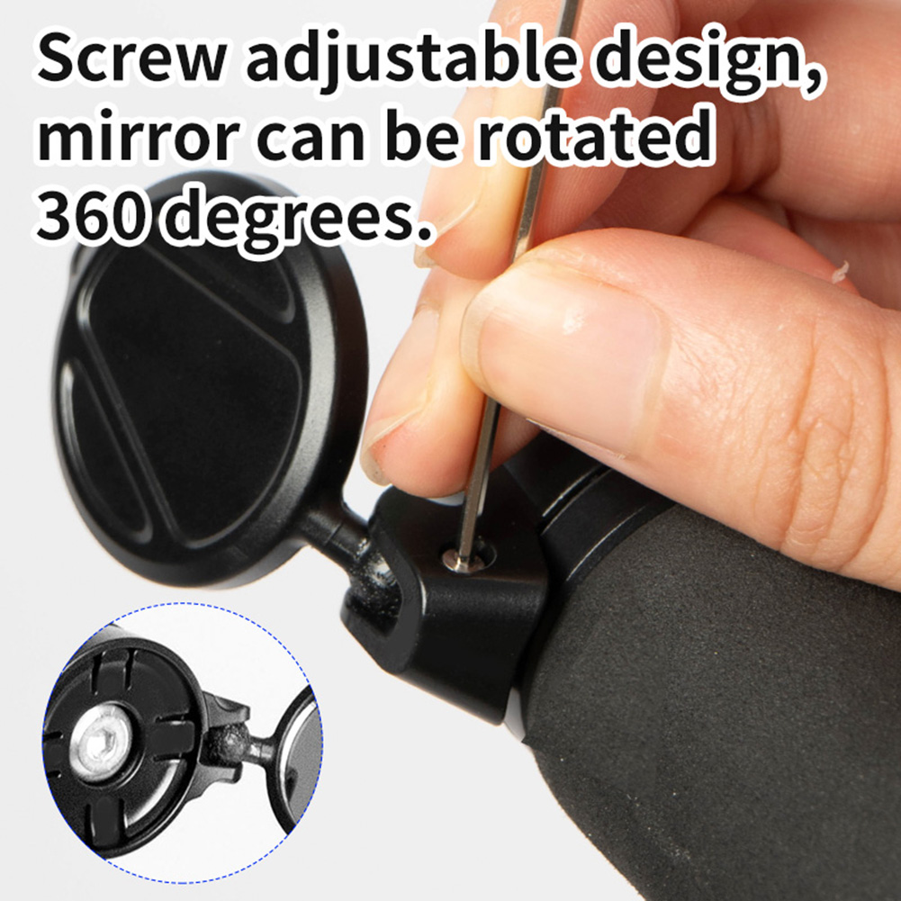 Mirror Handlebar Convex - Bicycle Rearview Mirror HD Cycling Handlebar