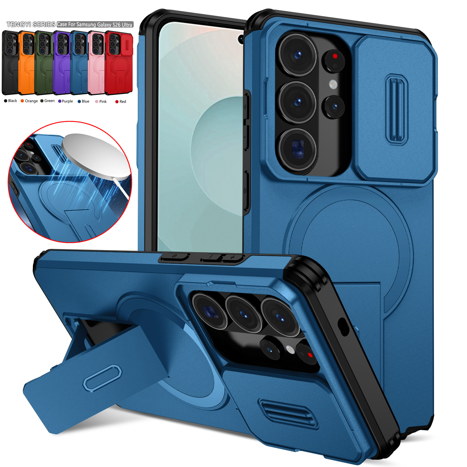 Lens Protect Camera Phone Case - Kickstand Adjustable 评论和价格