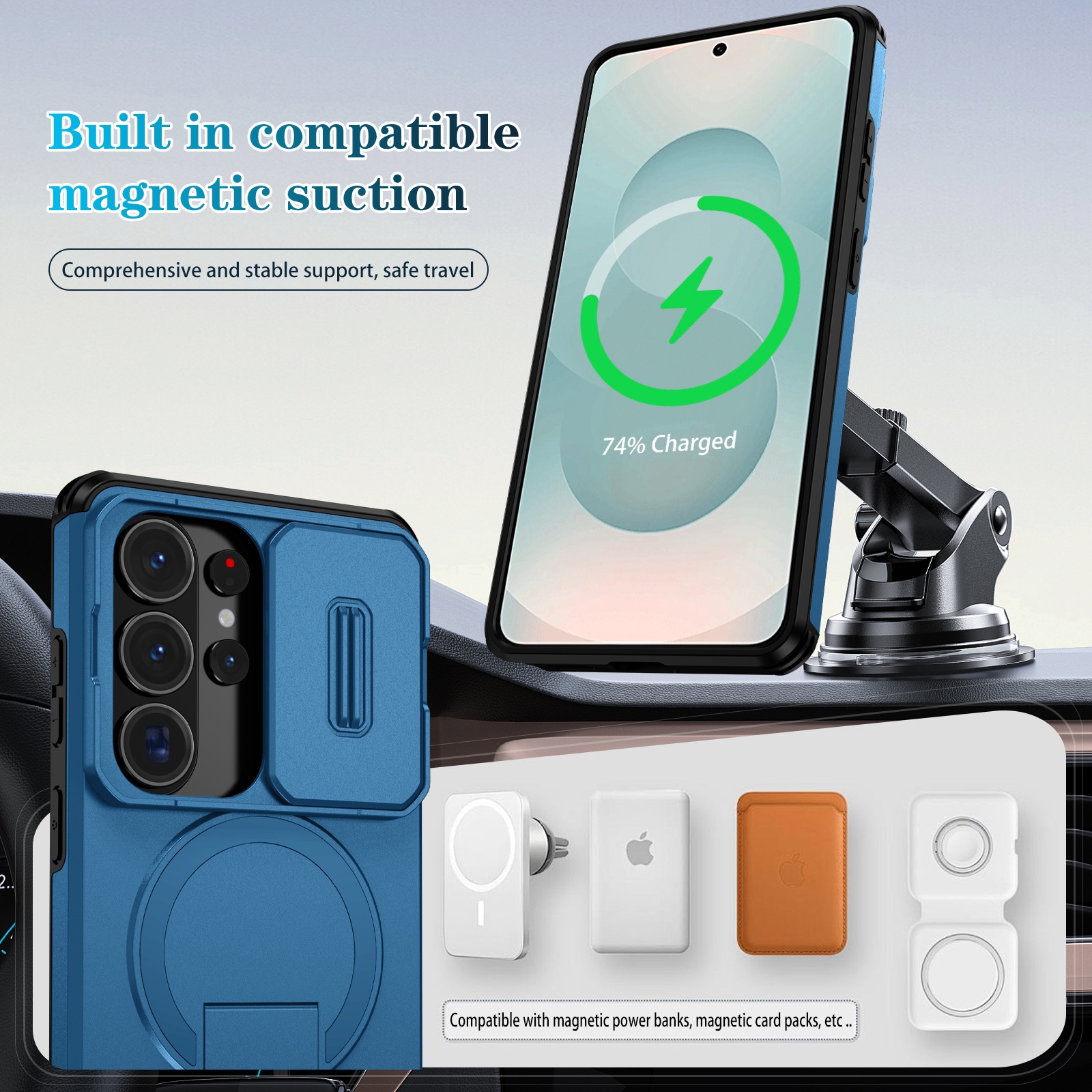 Lens Protect Camera Phone Case - Kickstand Adjustable 评论和价格