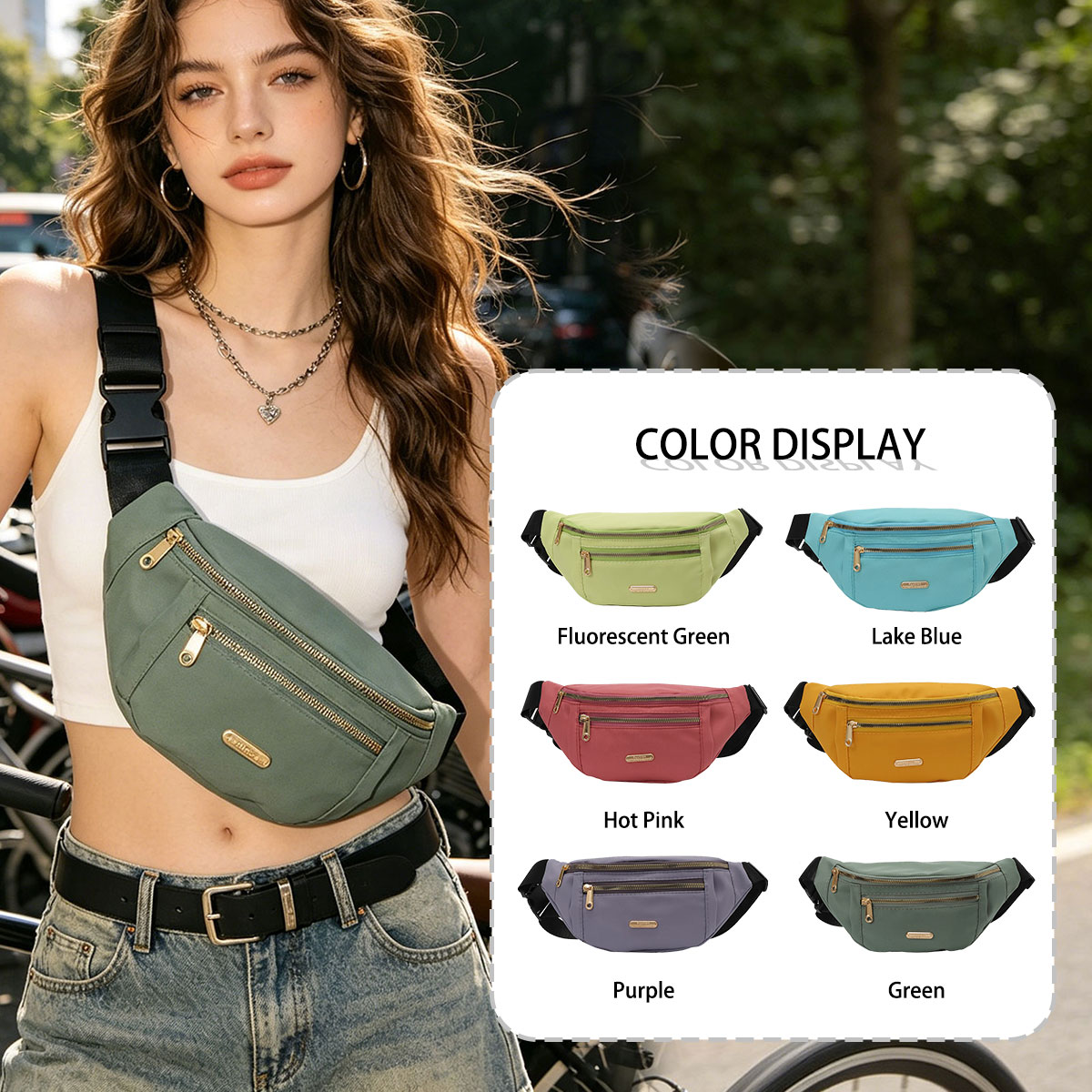Fashion Casual Solid Color Wom - Cycling Commute 评论和价格