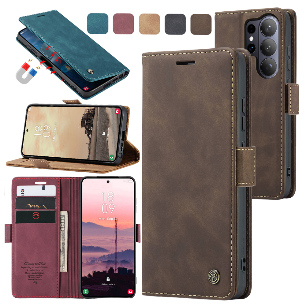 Flip Leather Case for Samsung  - Kickstand Adjustable 评论和价格