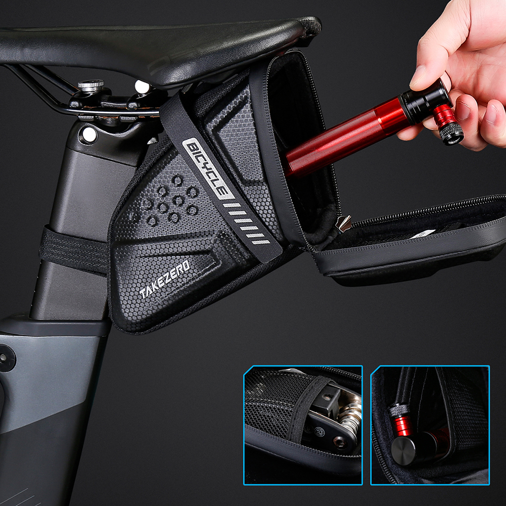 Bicycle Tail Bag 1L EVA Hard S - Saddle Bag Under Seat 评论和价格