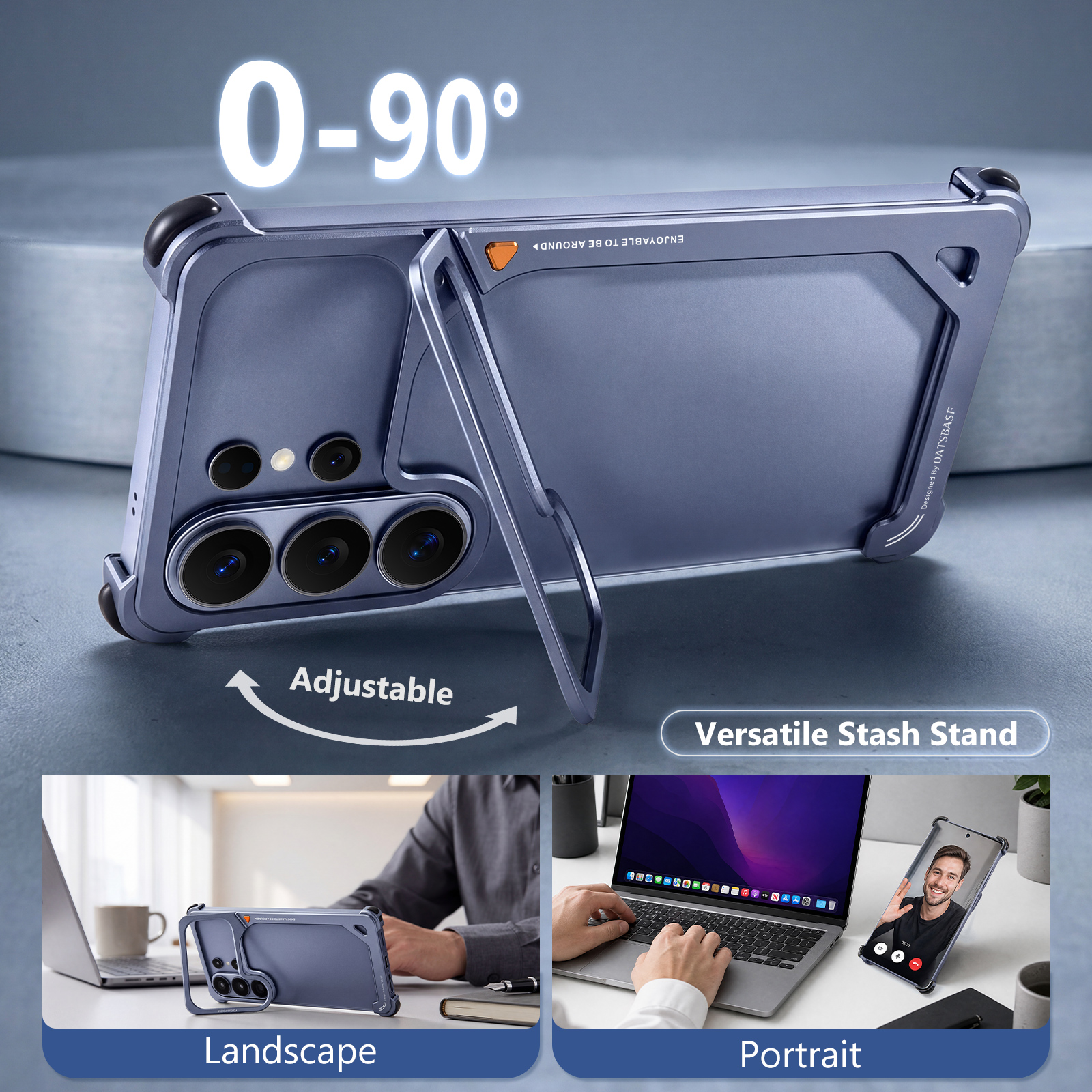 Oatsbasf Metal Phone Case for  - Kickstand Adjustable 评论和价格