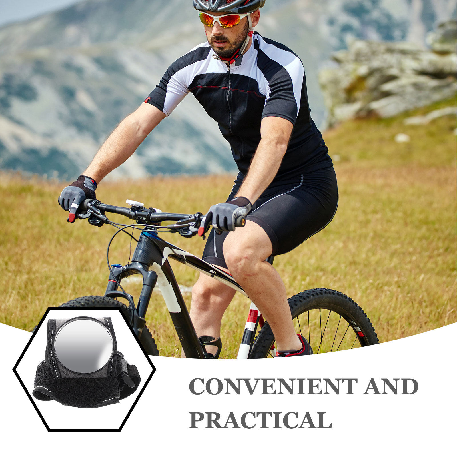 Cycling Rear View Mirror Wrist - Cycling Commute Gear 评论和价格