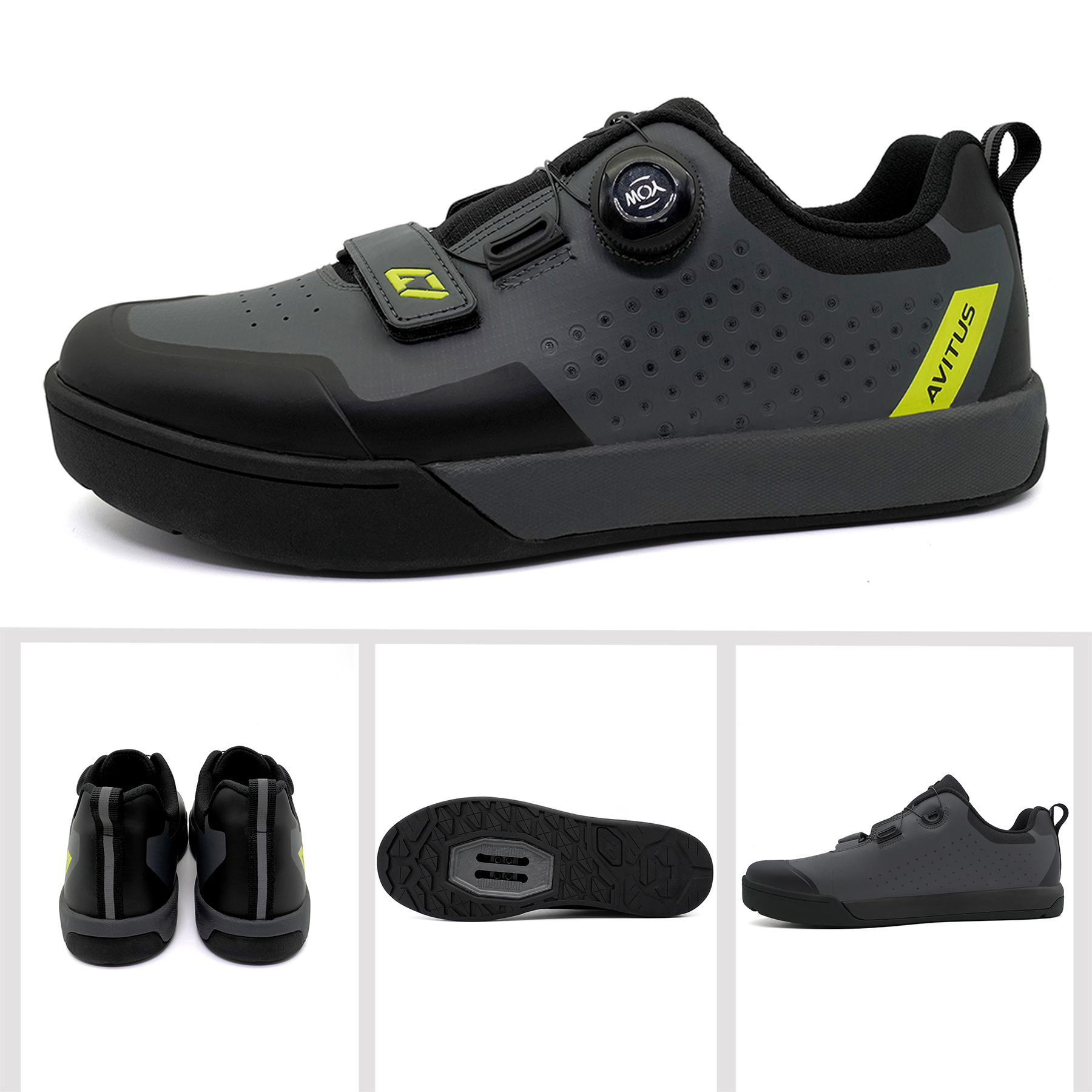 AVITUS Men MTB Shoe with 2-Bol - Cycling Commuter Shoes 评论和价格