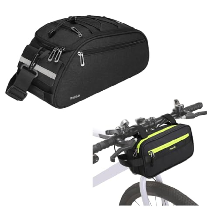 Bike Handlebar Bag, Bicycle Fr - Panniers Waterproof Rear 评论和价格