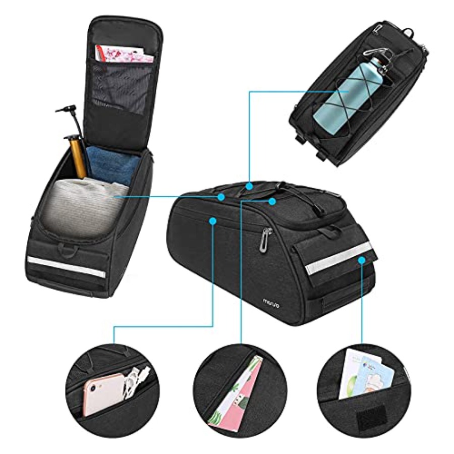 Bike Handlebar Bag, Bicycle Fr - Panniers Waterproof Rear 评论和价格