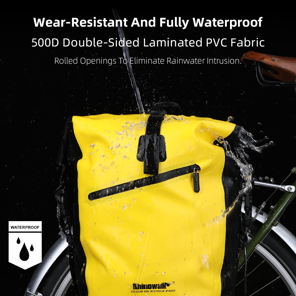 Rhinowalk Bike Pannier Bag Wat - Panniers Waterproof Rear 评论和价格