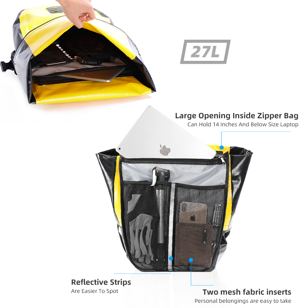 Rhinowalk Bike Pannier Bag Wat - Panniers Waterproof Rear 评论和价格