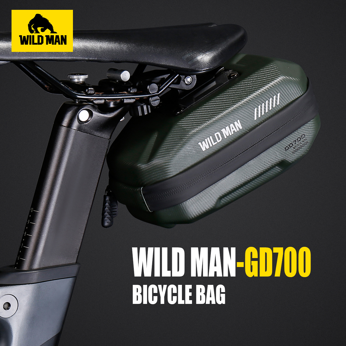 WILD MAN Bike Saddle Bag EVA H - Panniers Waterproof Rear 评论和价格
