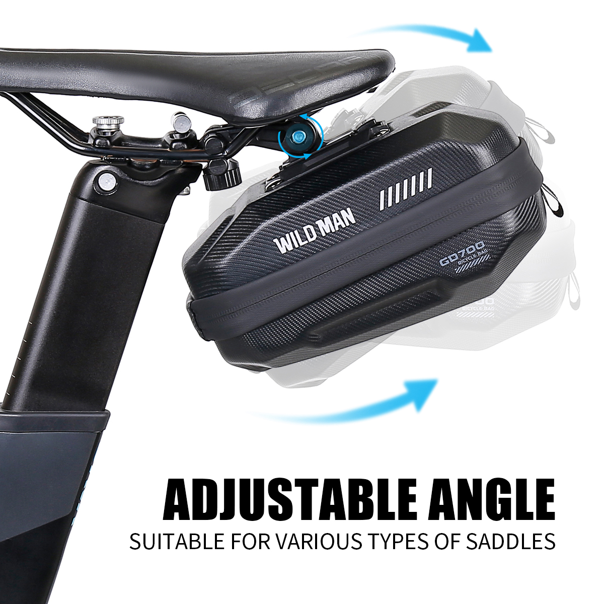 WILD MAN Bike Saddle Bag EVA H - Panniers Waterproof Rear 评论和价格