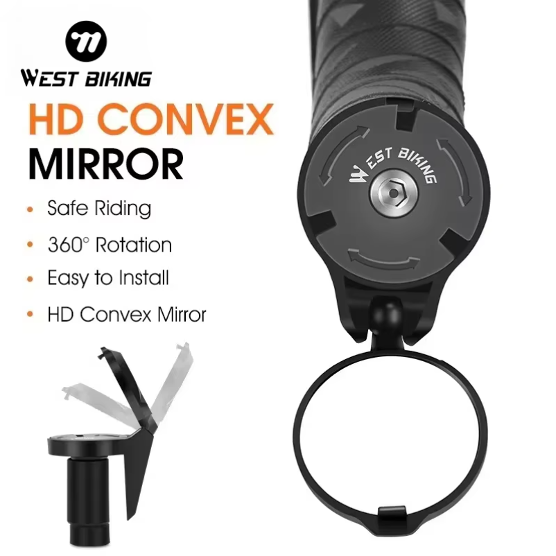WEST BIKING Bike Rearview Mirr - Mirror Handlebar Convex 评论和价格