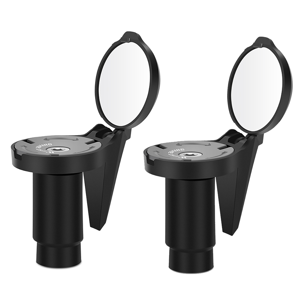 2 Pcs Bar End Bike Mirror 360  - Mirror Handlebar Convex 评论和价格