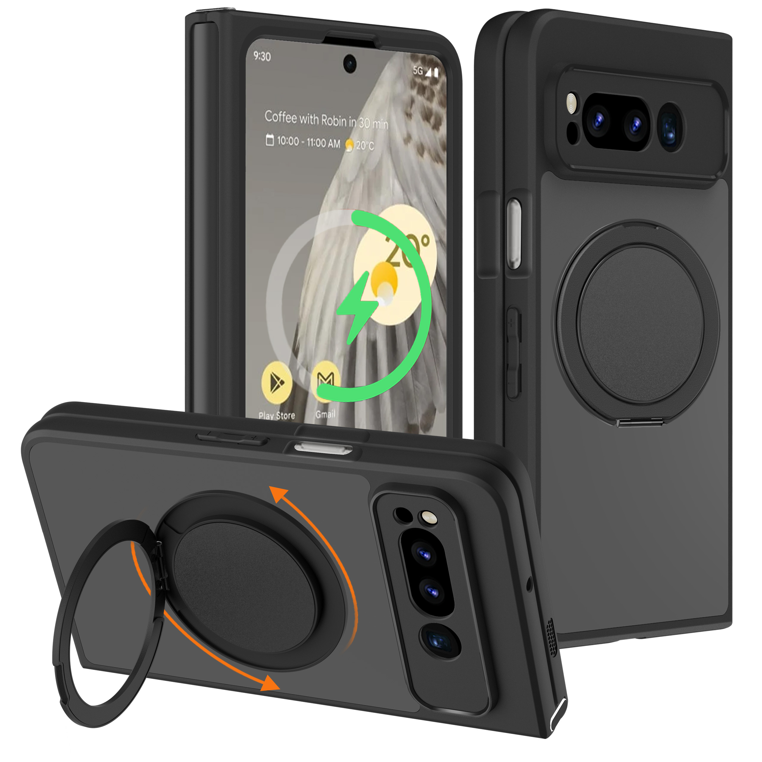 For Google Pixel Fold Case Mag - Kickstand Adjustable 评论和价格