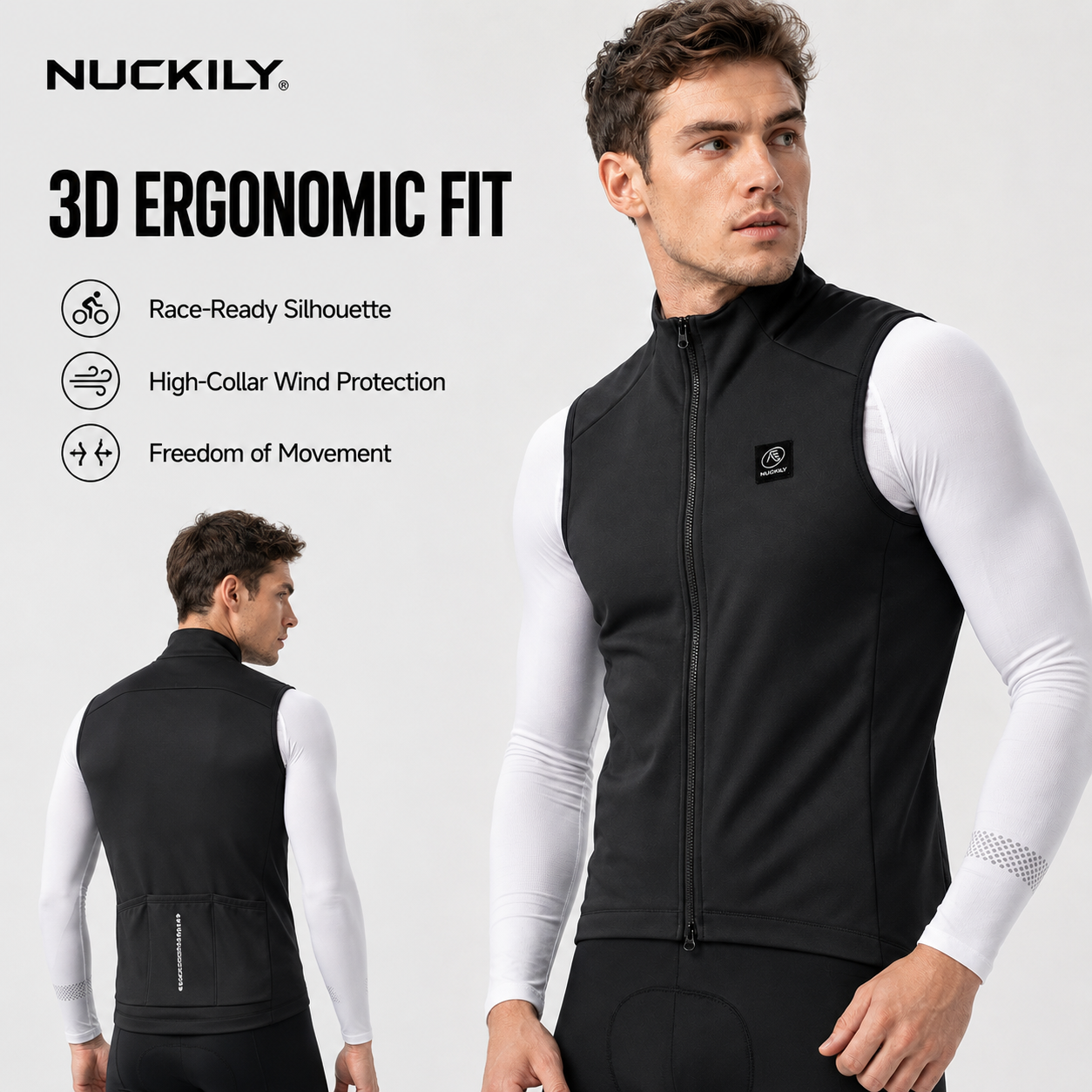 NUCKILY Men Cycling Vest Windp - Reflective Vest Cycling 评论和价格