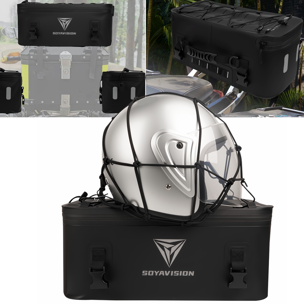 Motorcycle Case Box Bag Waterp - Panniers Waterproof Rear 评论和价格