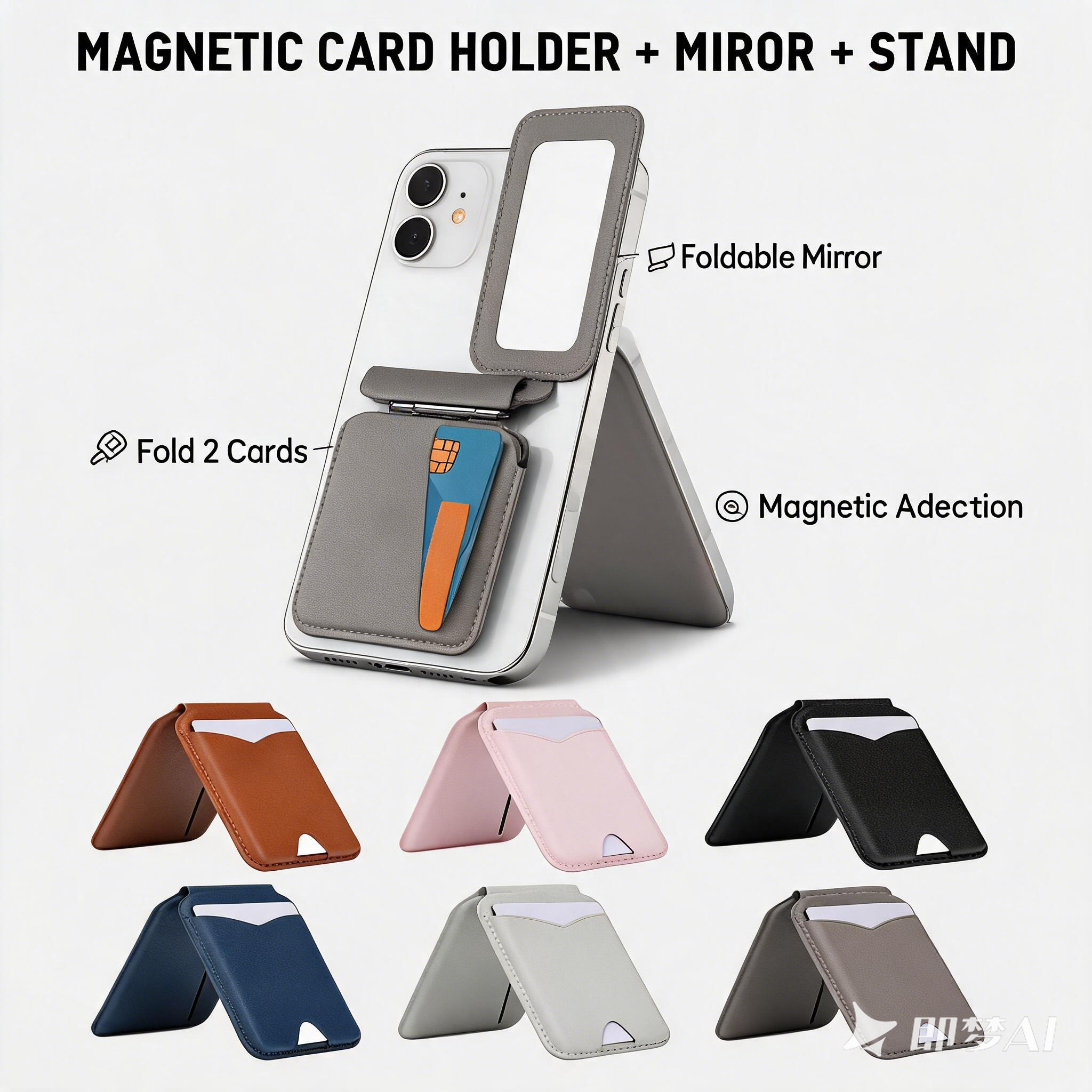 For Magsafe Fashion Wallet Mag - Kickstand Adjustable 评论和价格