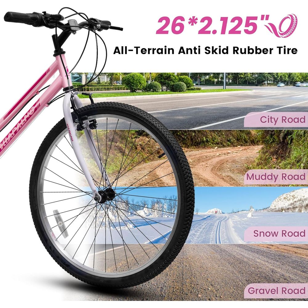 21-Speed 24/26 Inch Women's Mo - Cycling Commute 评论和价格
