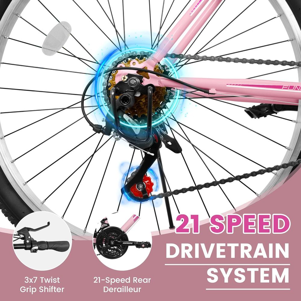 21-Speed 24/26 Inch Women's Mo - Cycling Commute 评论和价格