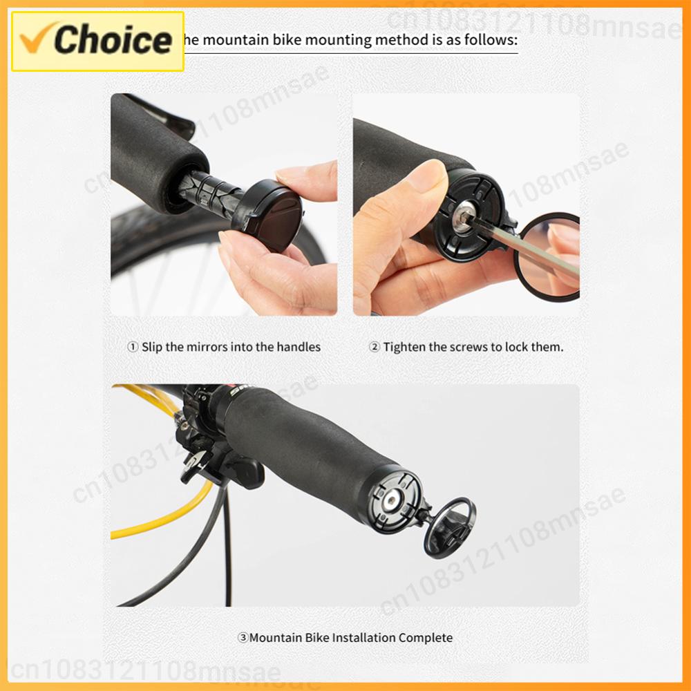Cycling Handlebar Convex Mirro - Mirror Handlebar Convex 评论和价格