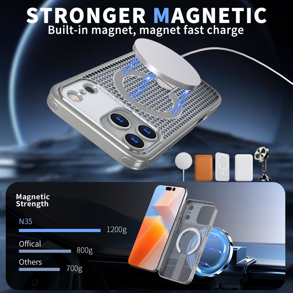 For Magsafe Magnetic Heat Diss - Kickstand Adjustable 评论和价格