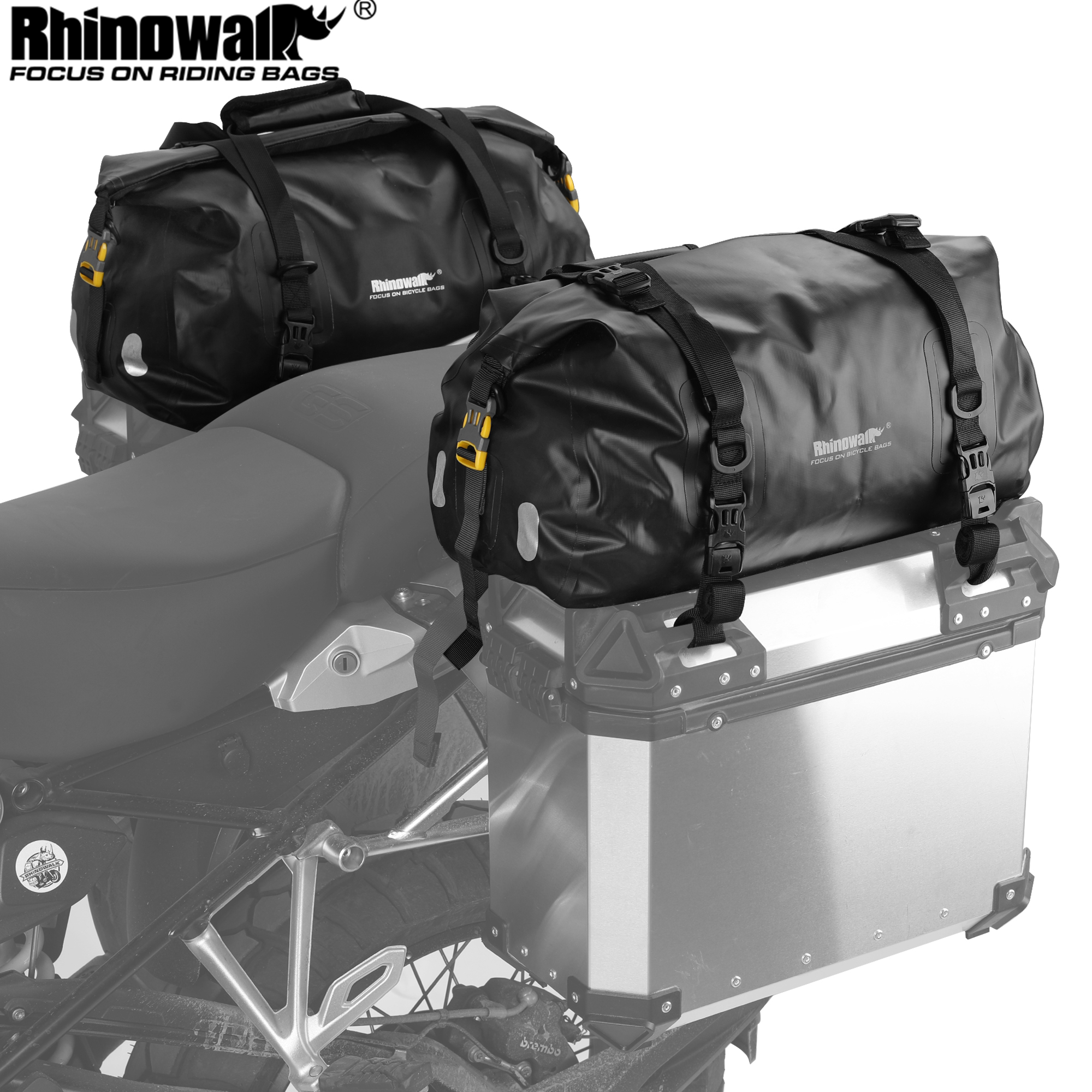 Rhinowalk Motor Side Box Top P - Panniers Waterproof Rear 评论和价格
