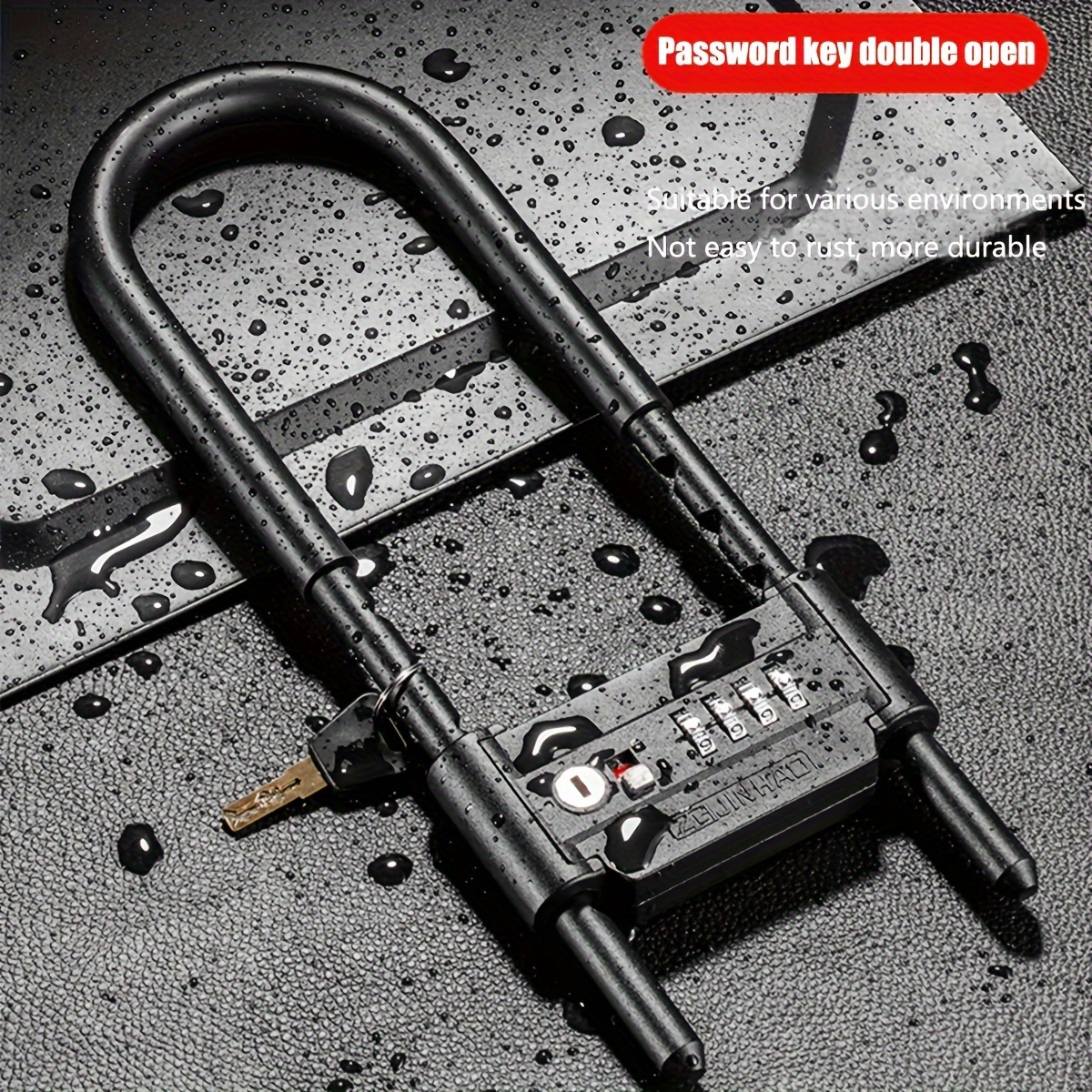 16.5 inch Bike Combination U L - U Lock Heavy Duty 评论和价格