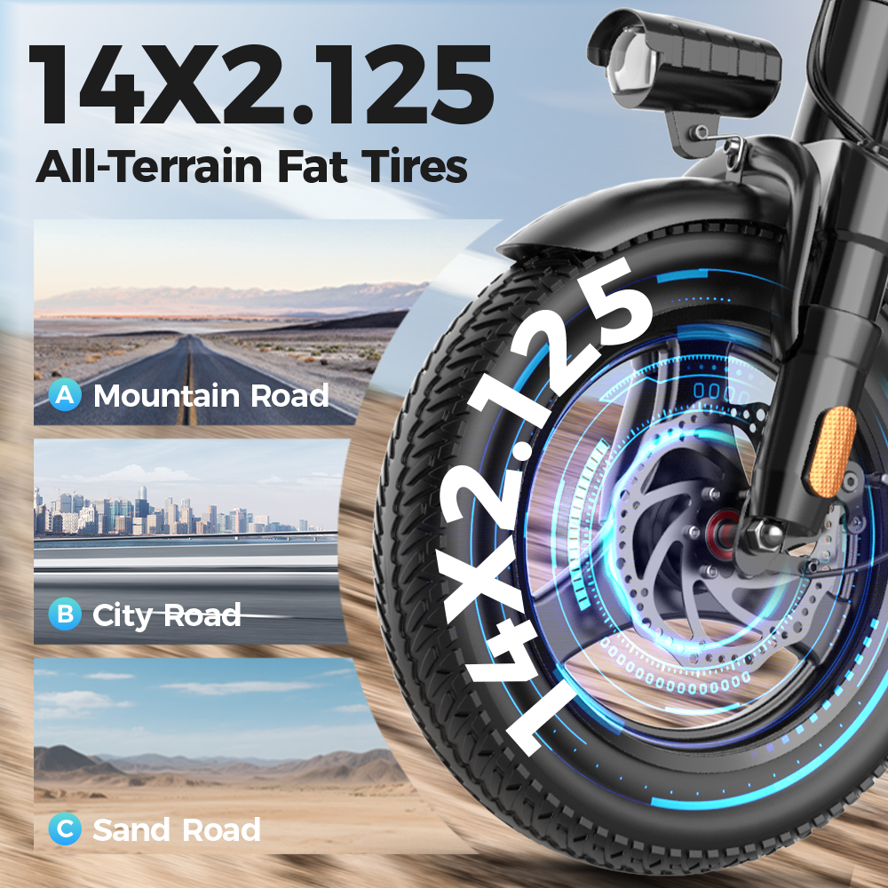 14-Inch Electric Bike Easy to  - Commuting With Bike 评论和价格