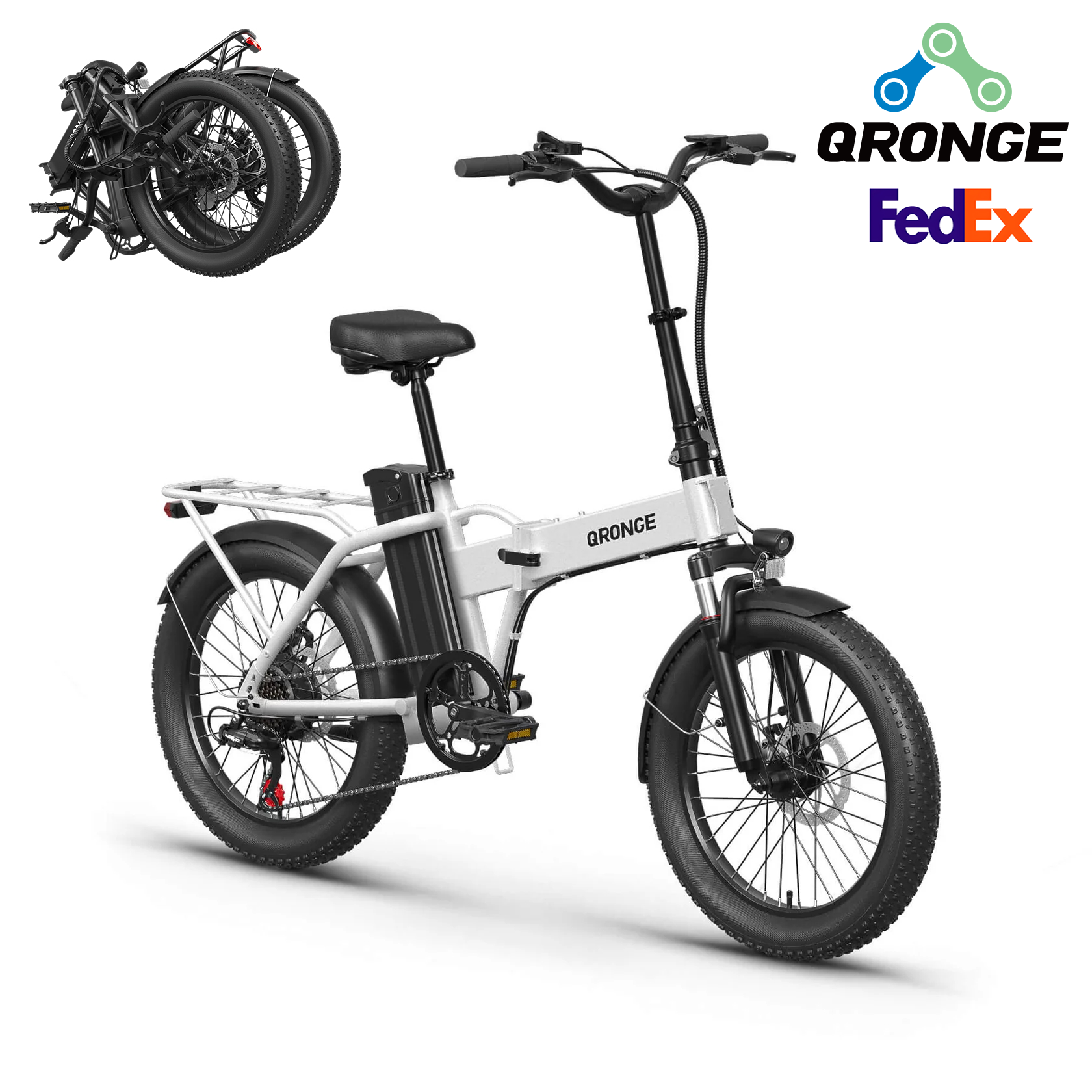 QRONGE Waterfall Folding Elect - Commuting With Bike 评论和价格